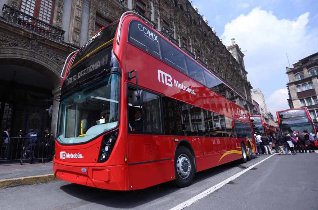 PRESENTAN NUEVAS UNIDADES DE LA LÍNEA 7 DEL METROBÚS Pasajero7