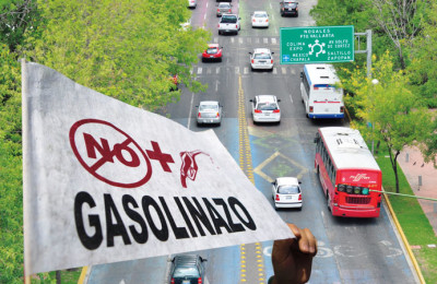 el transporte y gasolinazo