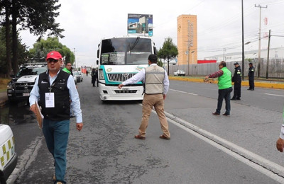 Refuerzan Operativos Transporte de Edoméx