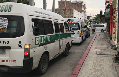 Alejan transporte colectivo de mercados en Chiapas