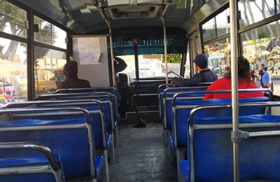 DATA muestra ocupación de transporte público durante pandemia