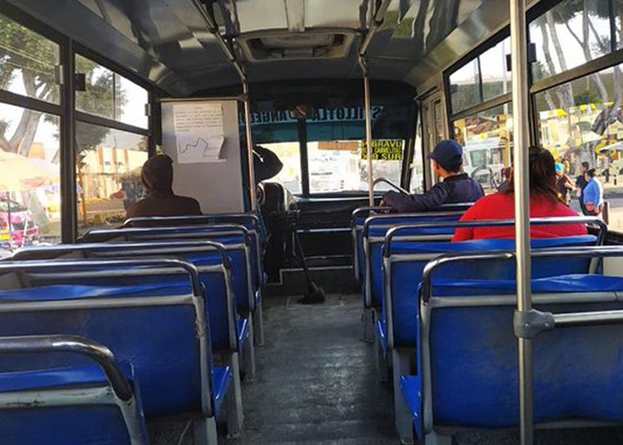 DATA muestra ocupación de transporte público durante pandemia