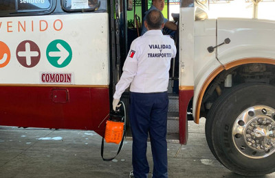 Establecen medidas en el transporte público de Sinaloa ante Covid-19