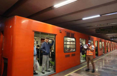 Metro de la CDMX registra 22% de ocupación