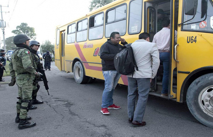 Robo en transporte público baja 36% en Valle de México