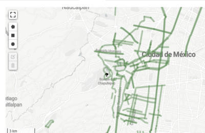 Está disponible el mapa interactivo de ciclovías en CDMX