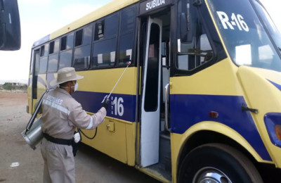 Mantienen sanitización del transporte en Zacatecas