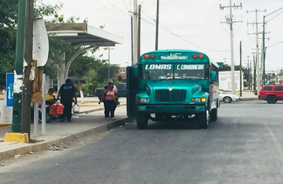 Reducen horarios del transporte público en Ciudad Juárez