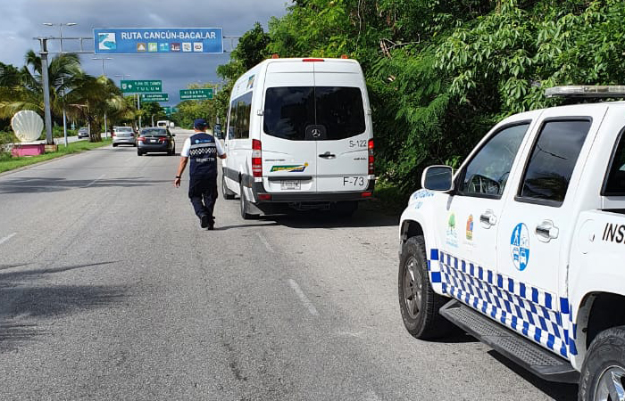 Concentra Cancún sanciones por sobrecupo en transporte público