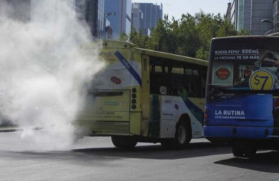 En AL el transporte público emite 15% de gases de efecto invernadero