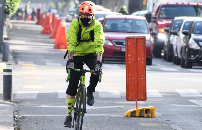 Suman casi 18 mil desplazamientos en ciclovías de Av. Insurgentes