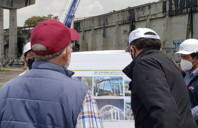 Avanzan las obras del tren interurbano México-Toluca