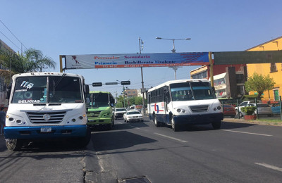 Pérdidas de hasta 70% en transporte de Guanajuato por ausencia de estudiantes