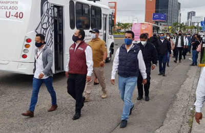 En Puebla 982 unidades de transporte público fueron retenidas por pirataje