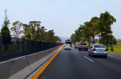 Alto riesgo enfrenta transporte público en Autopista México-Pachuca