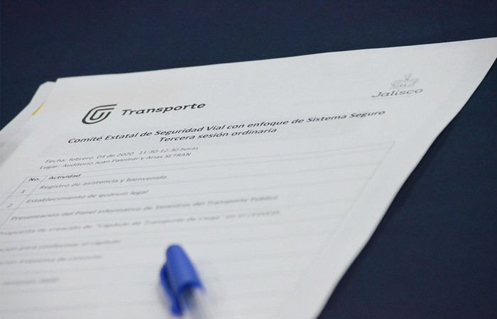 El OCMyT se integró al Comité Estatal de Seguridad Vial de Jalisco