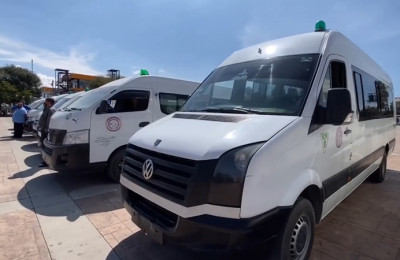 En Valle de Chalco instalan torretas de emergencia en transporte público