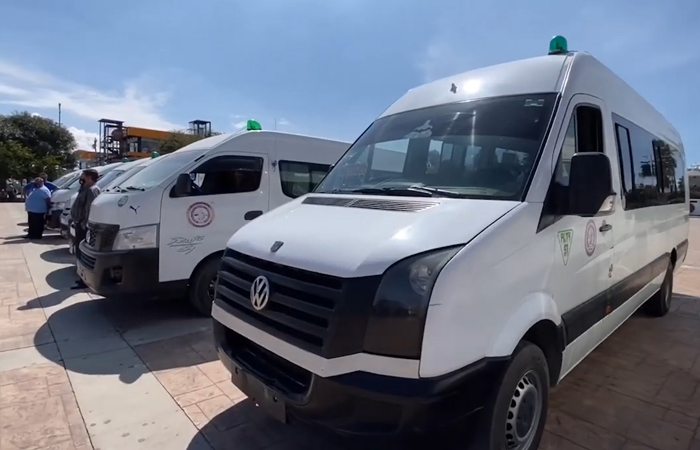 En Valle de Chalco instalan torretas de emergencia en transporte público