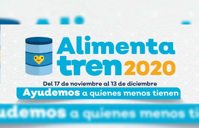 Da inicio la colecta AlimentaTren 2020 del Siteur