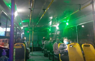 El silencio en el transporte público evita contagios