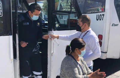 Para minimizar contagios proponen modificar horarios del transporte público en Puebla