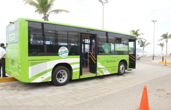 Inicia pruebas de autobús eléctrico para transporte urbano en Mazatlán