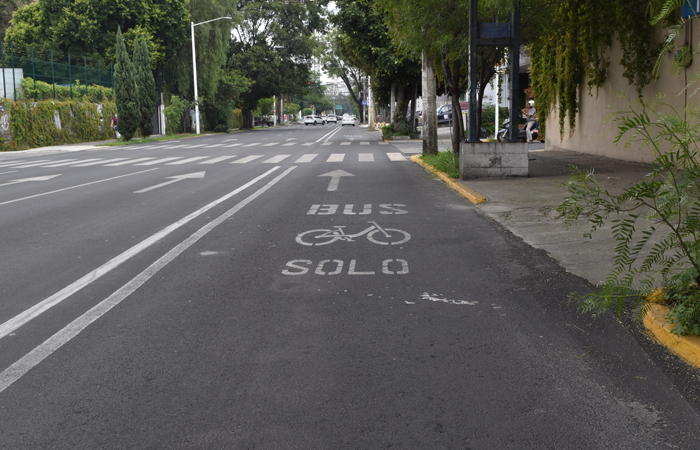 Av. Hidalgo en Guadalajara tendrá carril confinado para bicicletas y transporte público