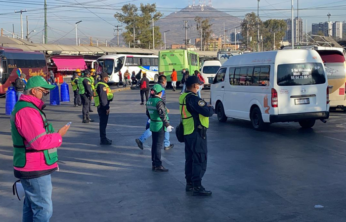 Reordenan CDMX y Edomex transporte público en Cetram Indios Verdes