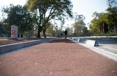 El Bosque de Chapultepec ya tiene su ciclovía inteligente