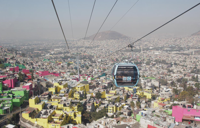 Inauguran primer tramo de la Línea 1 Cablebús en la CDMX