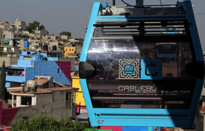 Línea 2 del Cablebús en Iztapalapa registra avance del 92%a