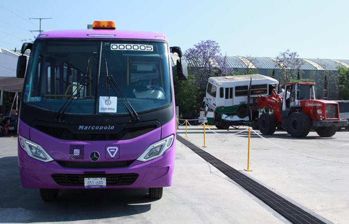 Sustituyen en CDMX 810 autobuses y micros por 316 unidades nuevas con tecnología Euro v+