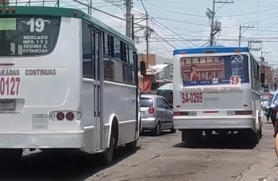 Unidades de transporte público aún circulan sin placas en Salamanca