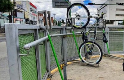 SEMOT habilita 214 nuevos biciestacionamientos en el Tuzobús