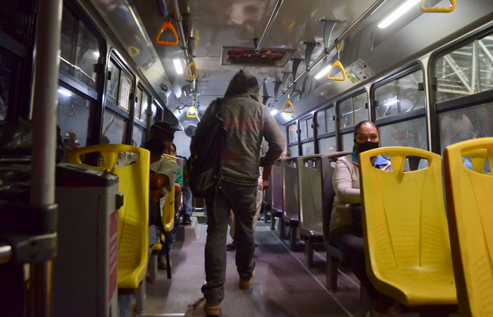 Transporte público el segundo lugar donde más inseguridad percibe la población