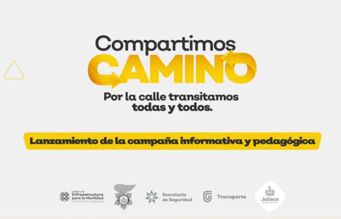 Jalisco presenta Compartimos Camino, una estrategia de seguridad vial