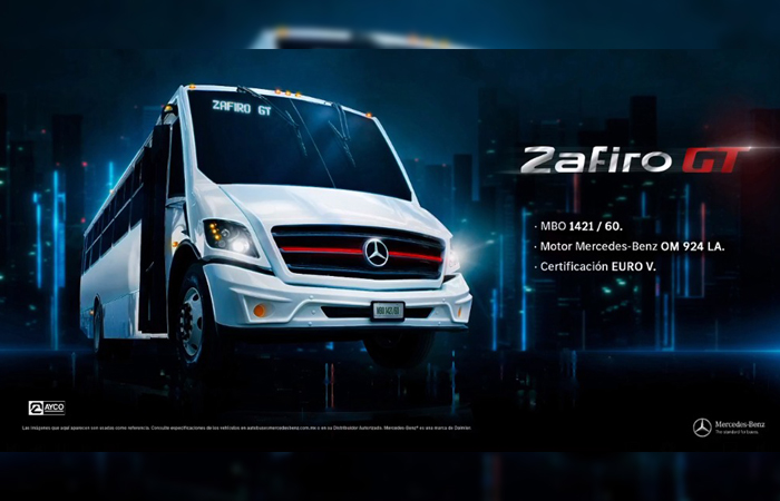 Mercedes-Benz y AYCO lanzan el nuevo autobús Zafiro GT