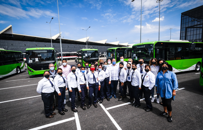 Presentan la primera línea de Mi Transporte totalmente eléctrico en México