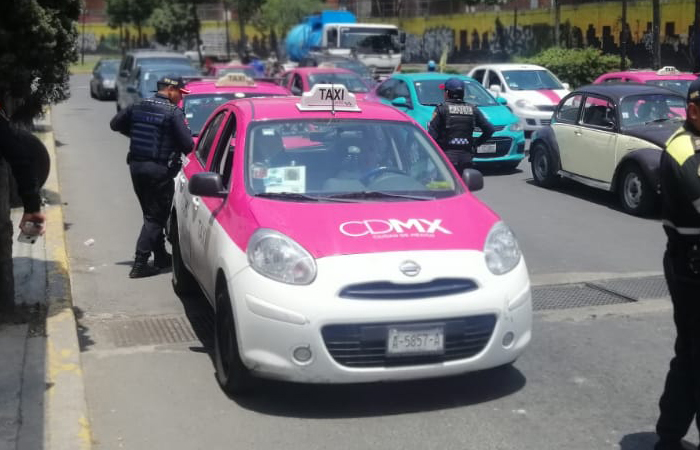 Publican lineamientos de operación de taxis en CDMX 2021