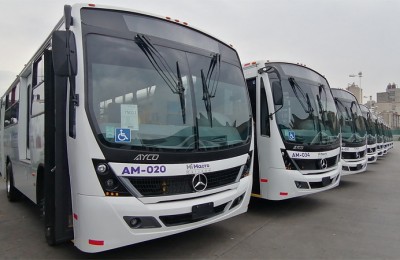 Alimentadoras de Mi Macro Calzada tienen nuevos autobuses