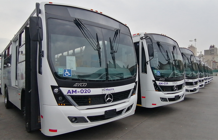 Alimentadoras de Mi Macro Calzada tienen nuevos autobuses
