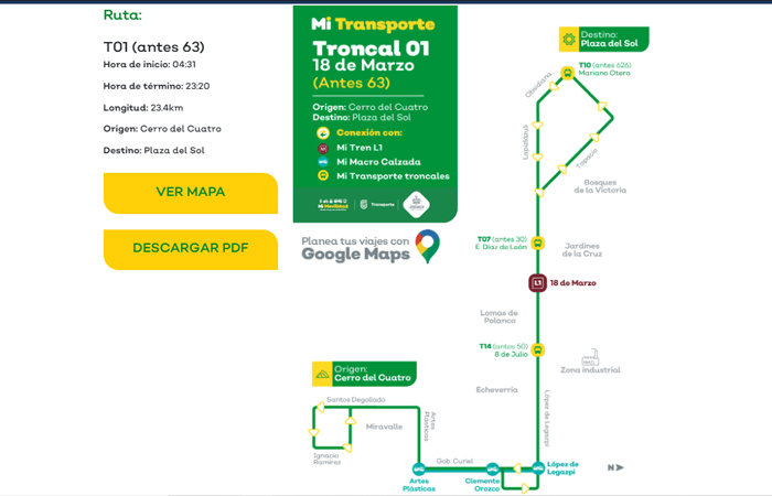 Jalisco anuncia la Plataforma Mi Transporte, mediante la cual usuarios podrán planear sus viajes