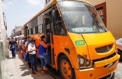 Transporte mal estado Mérida