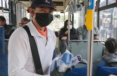 Cubrebocas transprte Querétaro