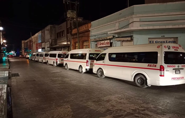 Transporte nocturno en Mérida (1)