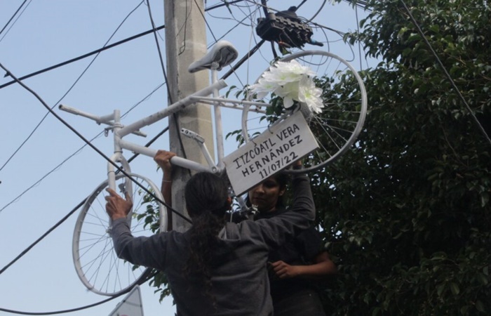 bici blanca en Jalisco