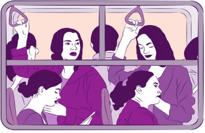 MUjeres en transporte