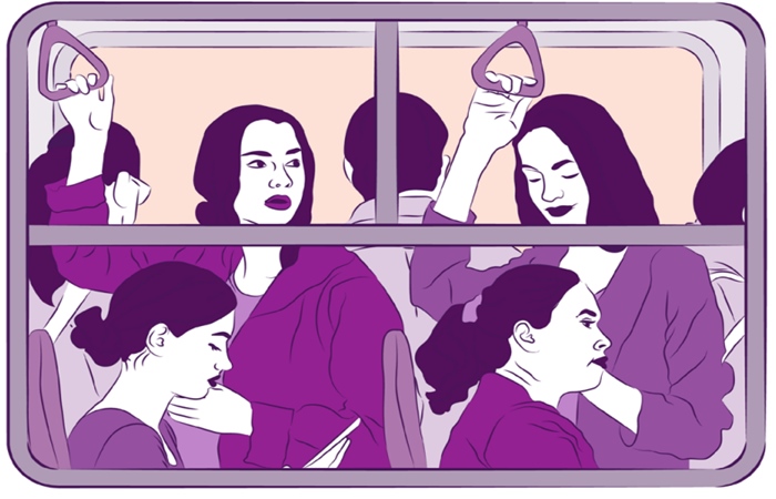 MUjeres en transporte