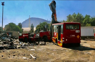 Chatarrización Metrobús