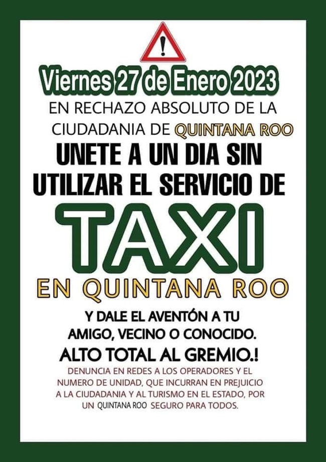 Un día sin taxi